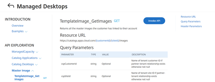 API Explore