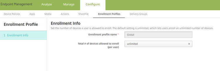 Enrollment Info