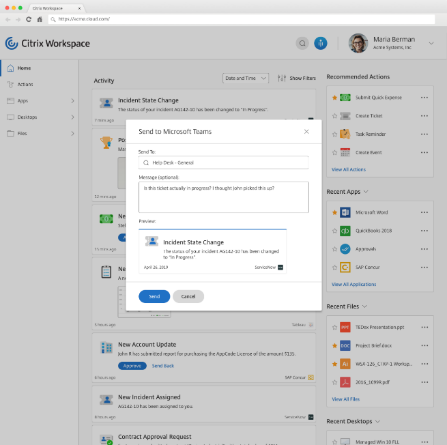 Workspace Screenshot