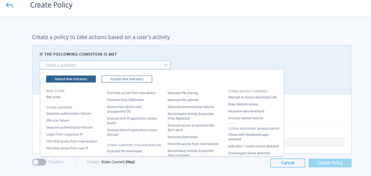 Ws Zt Create Policy