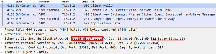 Internal Network Trace
