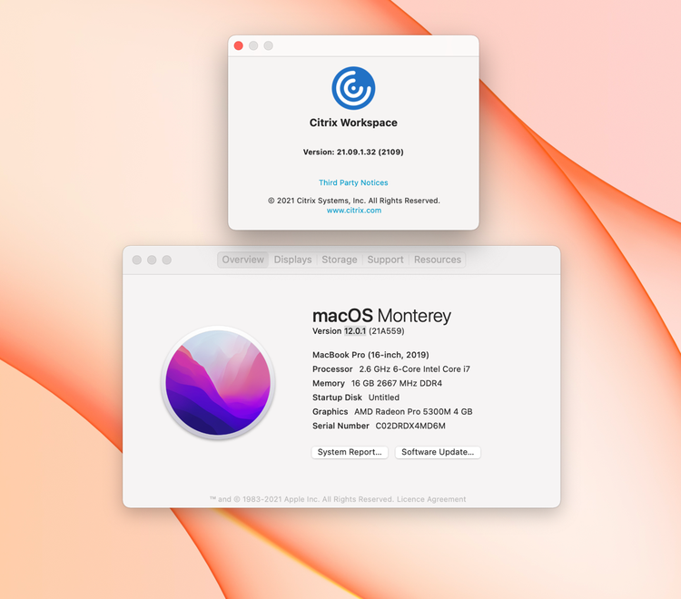 Mac Monterey Cws App