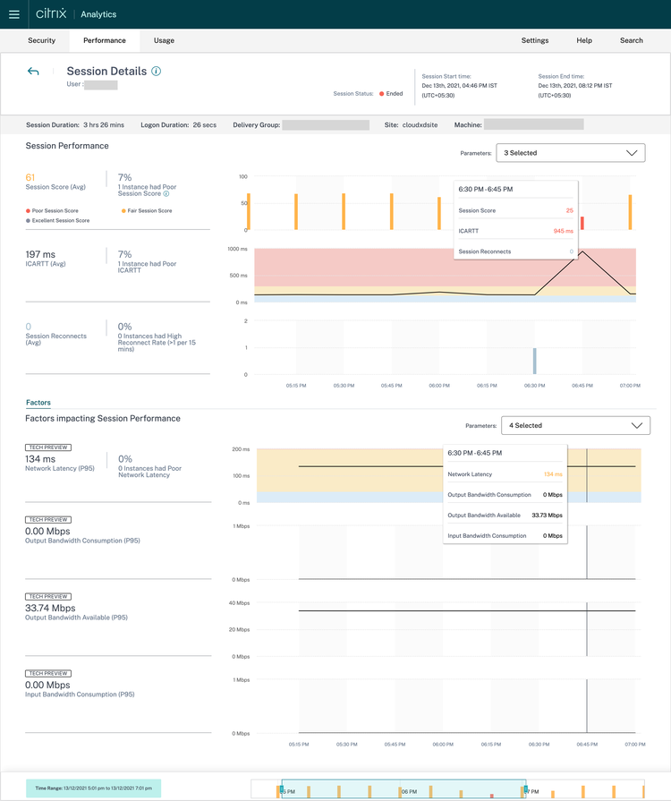 7 Session Timeline View 1