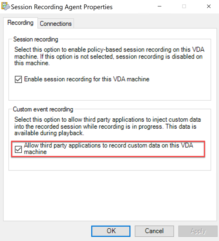 Session Recording Compliance 2