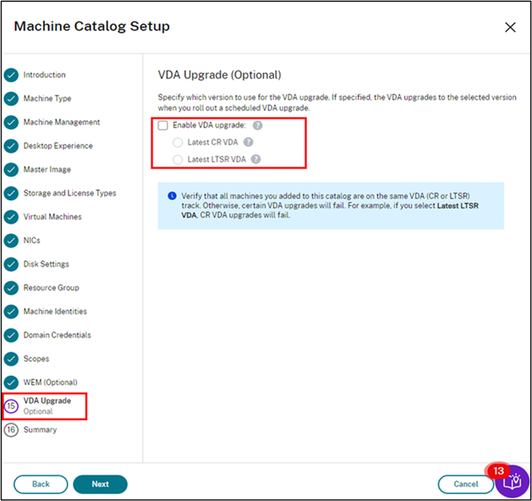2 Machine Catalog Setup
