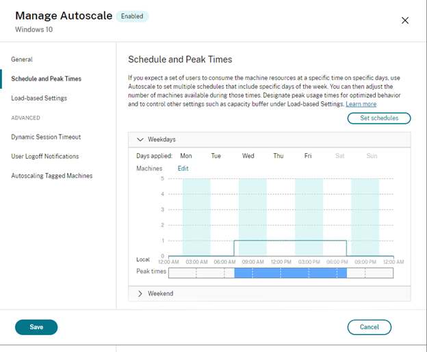 1. Schedule Based Setting On Autoscale.