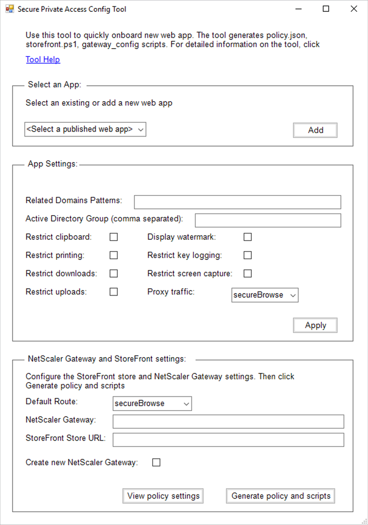 3.View Of The Newly Available Citrix Secure Private Access On Prem Admin Configuration Tool And Options Conf