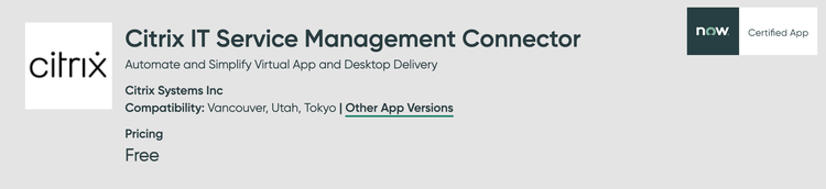 1. Support For ServiceNow Vancouver
