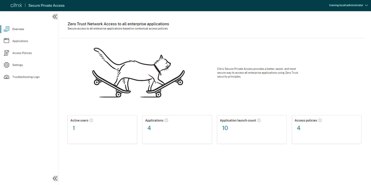 SPA Admin Console Dashboard