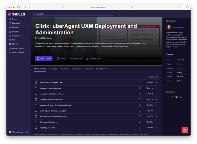 UberAgent Training