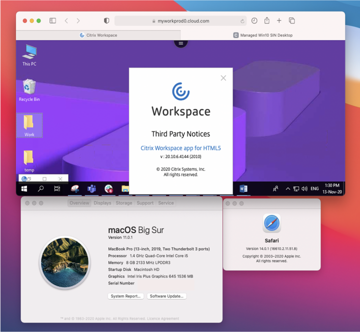 Citrix workspace m1