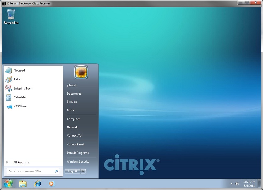 After applying the Win7 experience to Windows Server