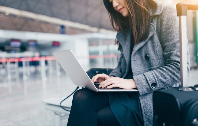women working on laptop