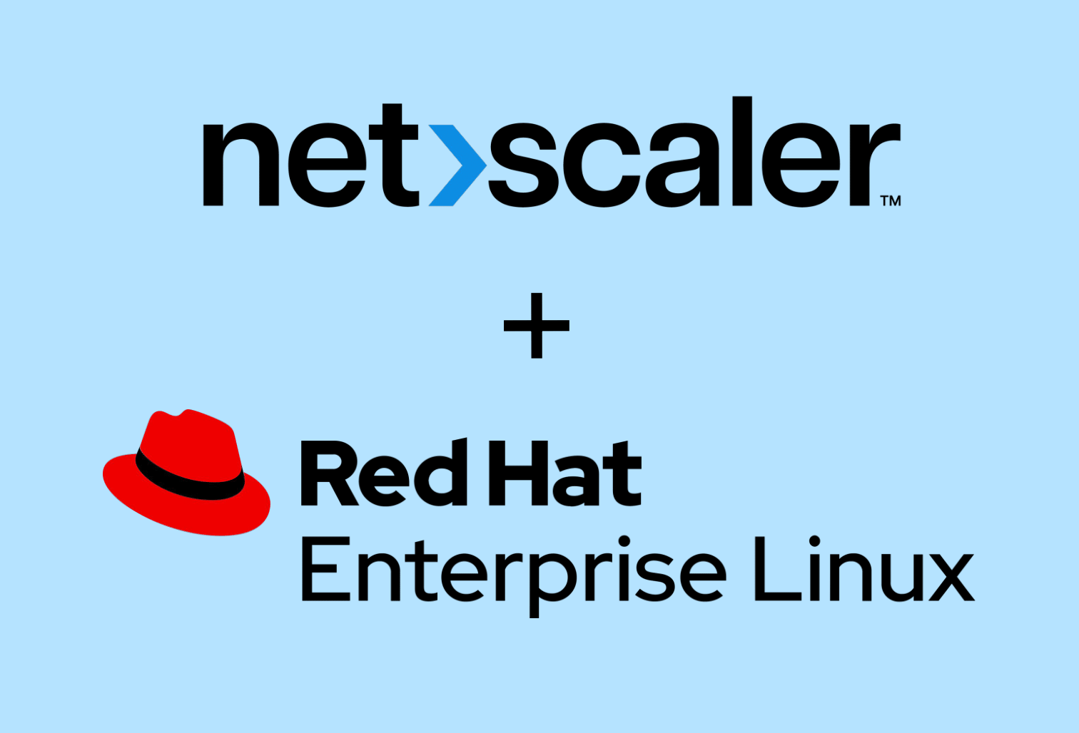 Netscaler + RedHat Enterprise Linux Logo